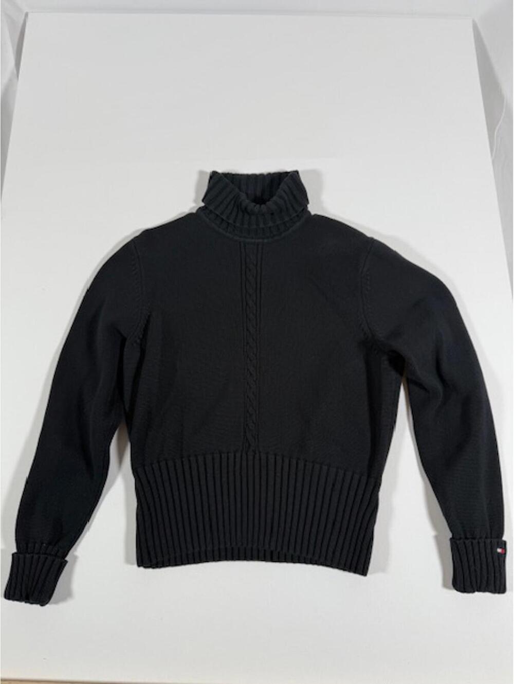 Tommy Hilfiger Women's Black Turtleneck Sweater Size XL
